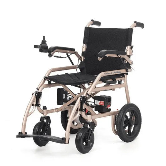 Folding Electric Wheelchair with 220 Pounds Capacity and Airline Approved | Falcon 5000 from Miracle Mobility