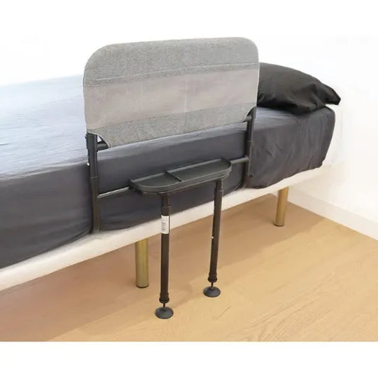 Bed Assist Rail with Fabric Cover and Adjustable Legs and Rail by KMINA