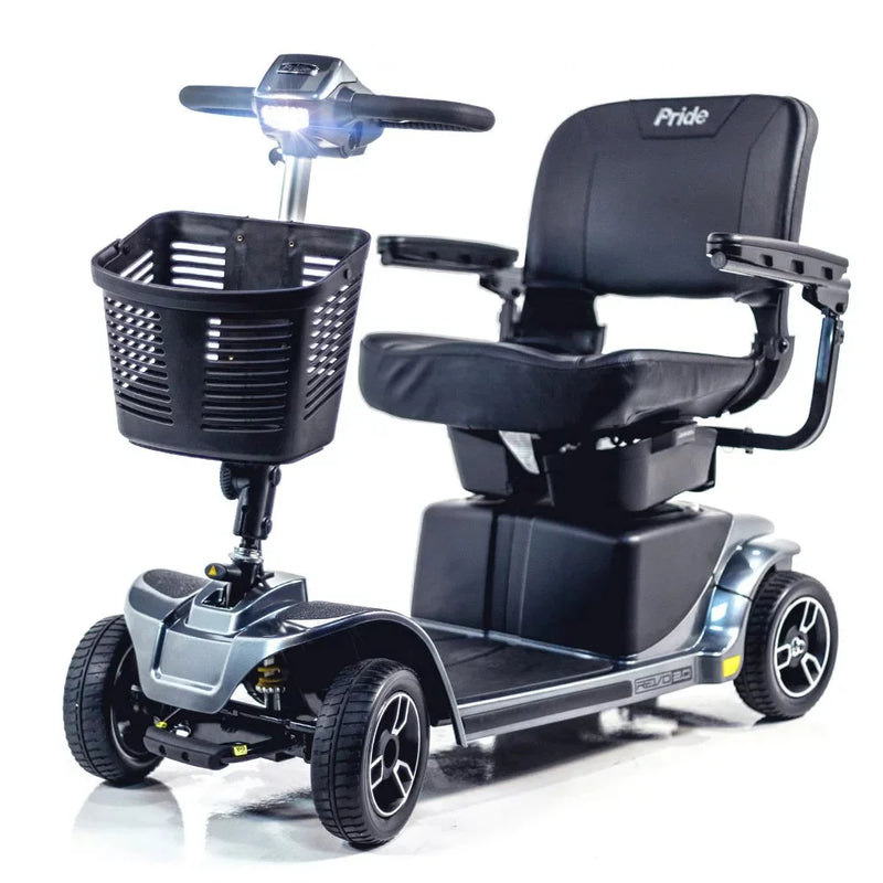 Close-up image of Revo 2.0 Full Size 4-Wheel Travel Scooter