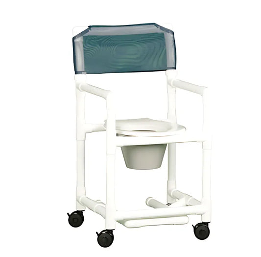 Standard Line Shower Chair Commode with Footrest
