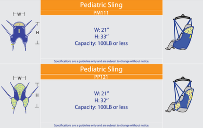 Pediatric Full Body Padded Polyester Sling