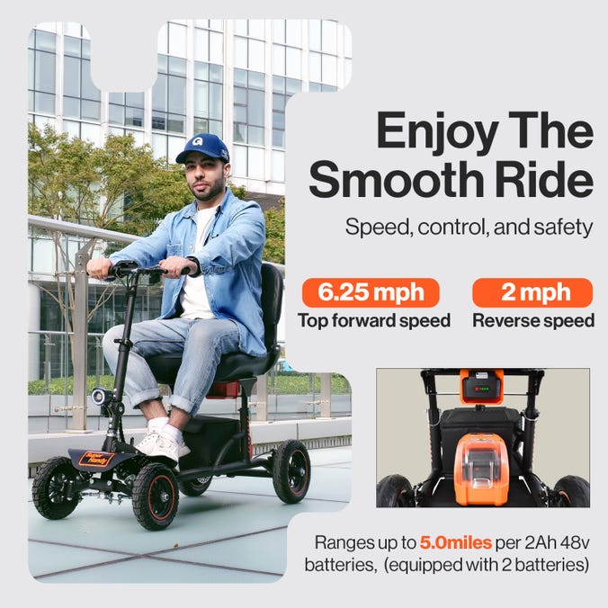 SuperHandy Passport All-Terrain Scooter