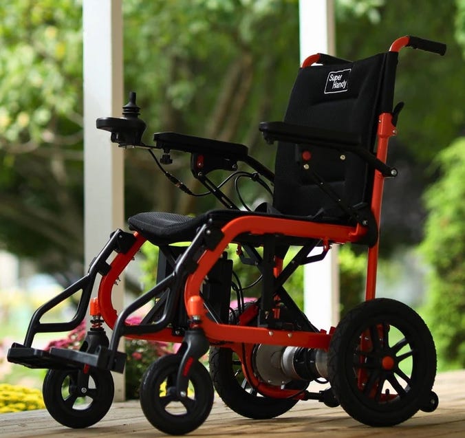 GoRide Lightweight Electric Wheelchair