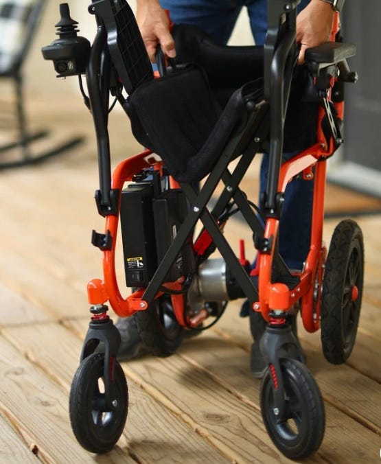 GoRide Lightweight Electric Wheelchair