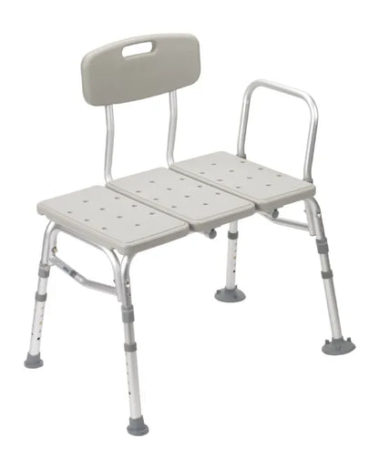 Drive Medical Tub Transfer Bench for Bathtub with Backrest and Arm Support for Transfer - 400 Weight Capacity